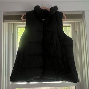 Black Puffer Vest